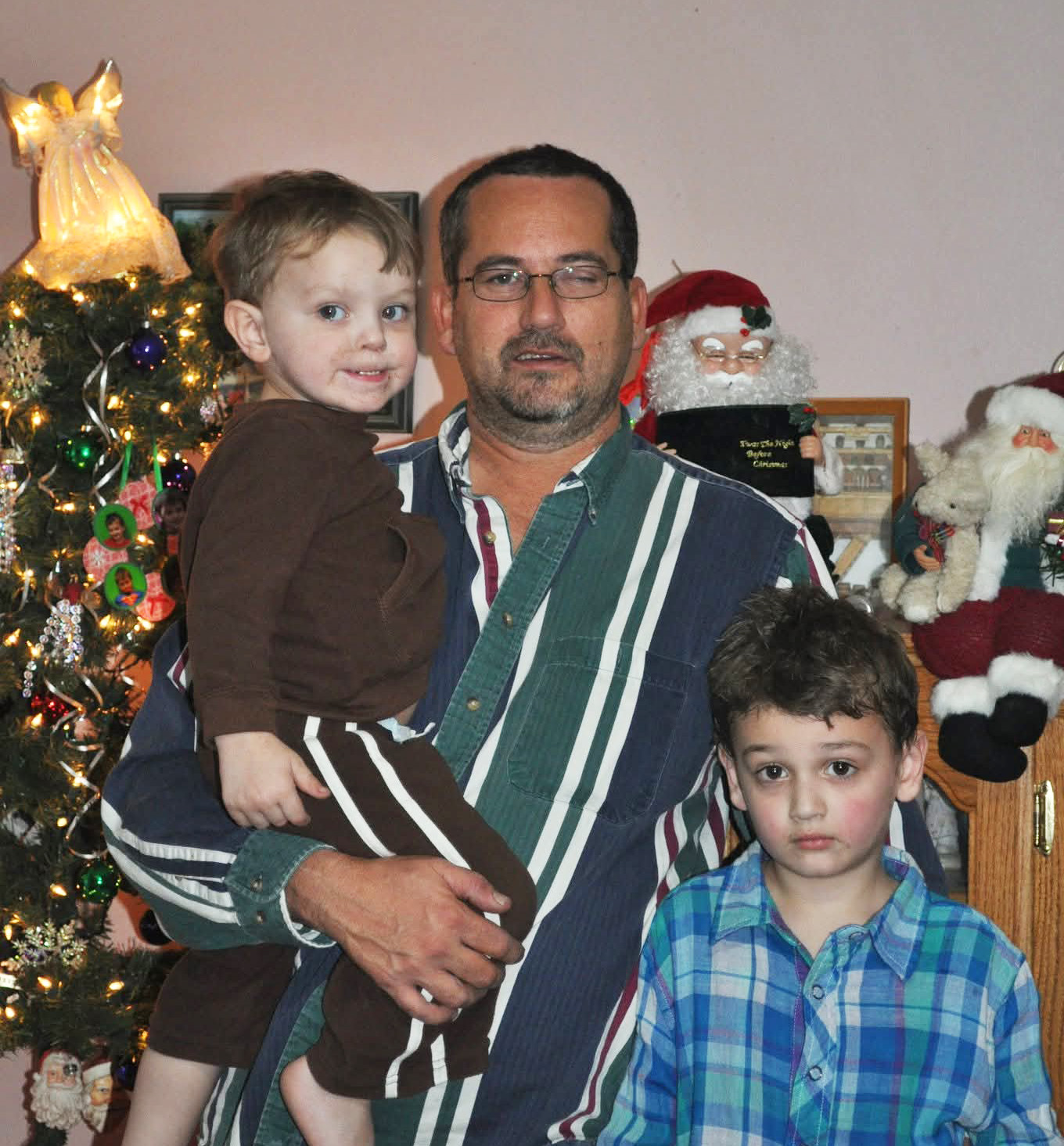 Jeffery with kids